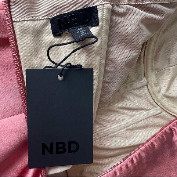 NBD Asymmetrical Mermaid Bridesmaid Midi Dress Size XS. - Picture 9 of 11